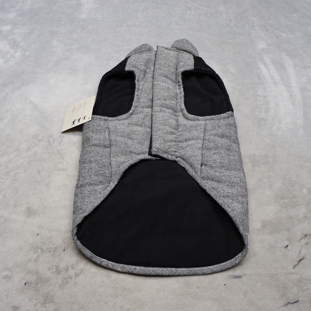 Eddie Bauer Pet Tweed Hunting Jacket Large Grey Lightweight Fleece Lined Dog NEW - Picture 1 of 10